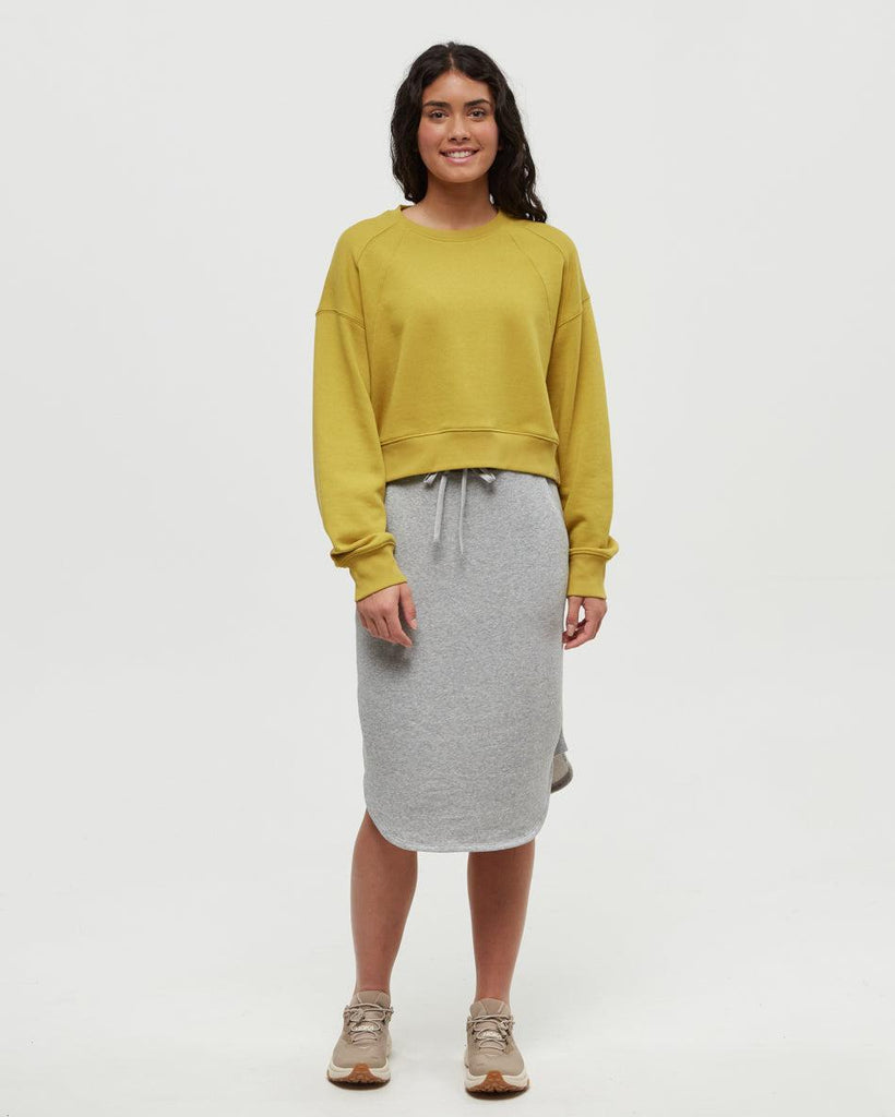 Tentree Montrose Skirt In Harbour Grey Heather-The Trendy Walrus