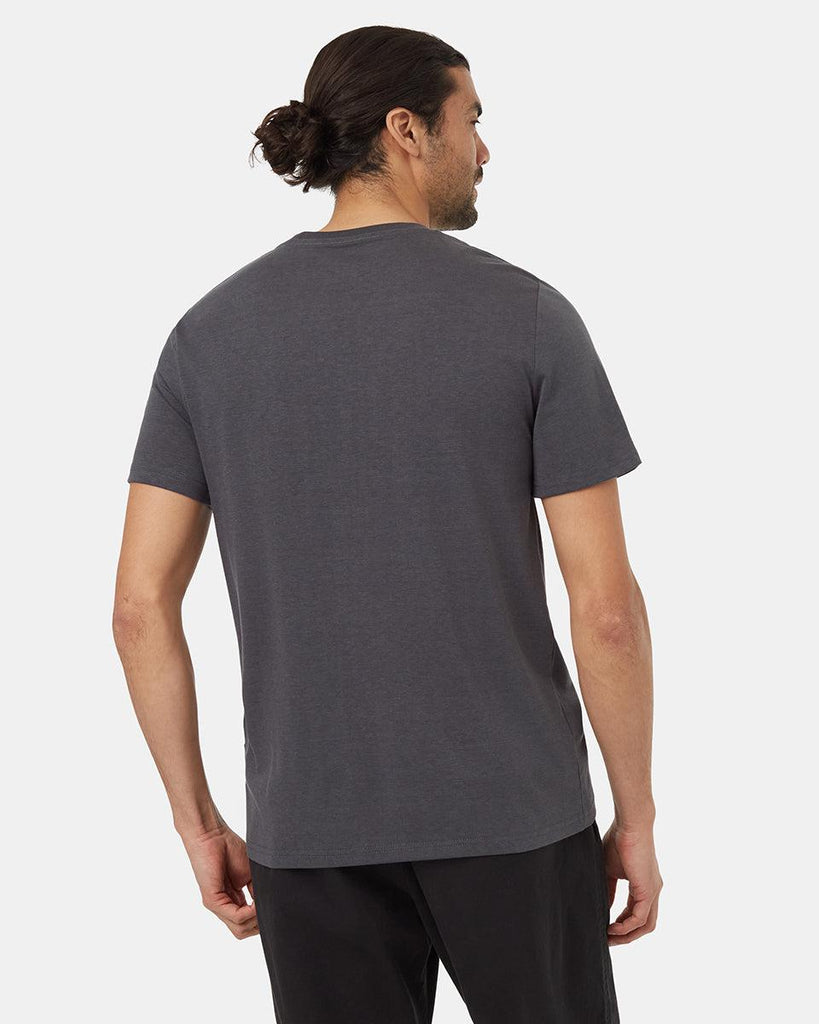 Tentree Open Road T-shirt In Graphite/Taffy-The Trendy Walrus