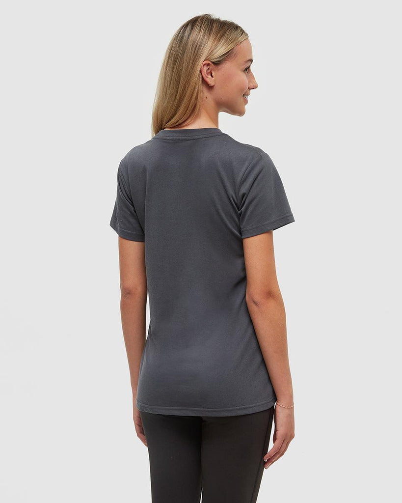 Tentree Plant T-shirt In Graphite/ Vintage White-The Trendy Walrus