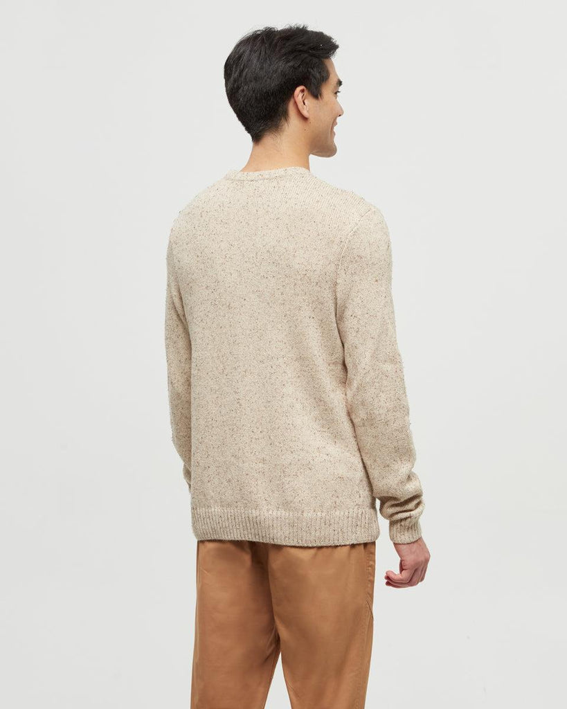 Tentree Rambler Sweater In Warm Oak Nep-The Trendy Walrus