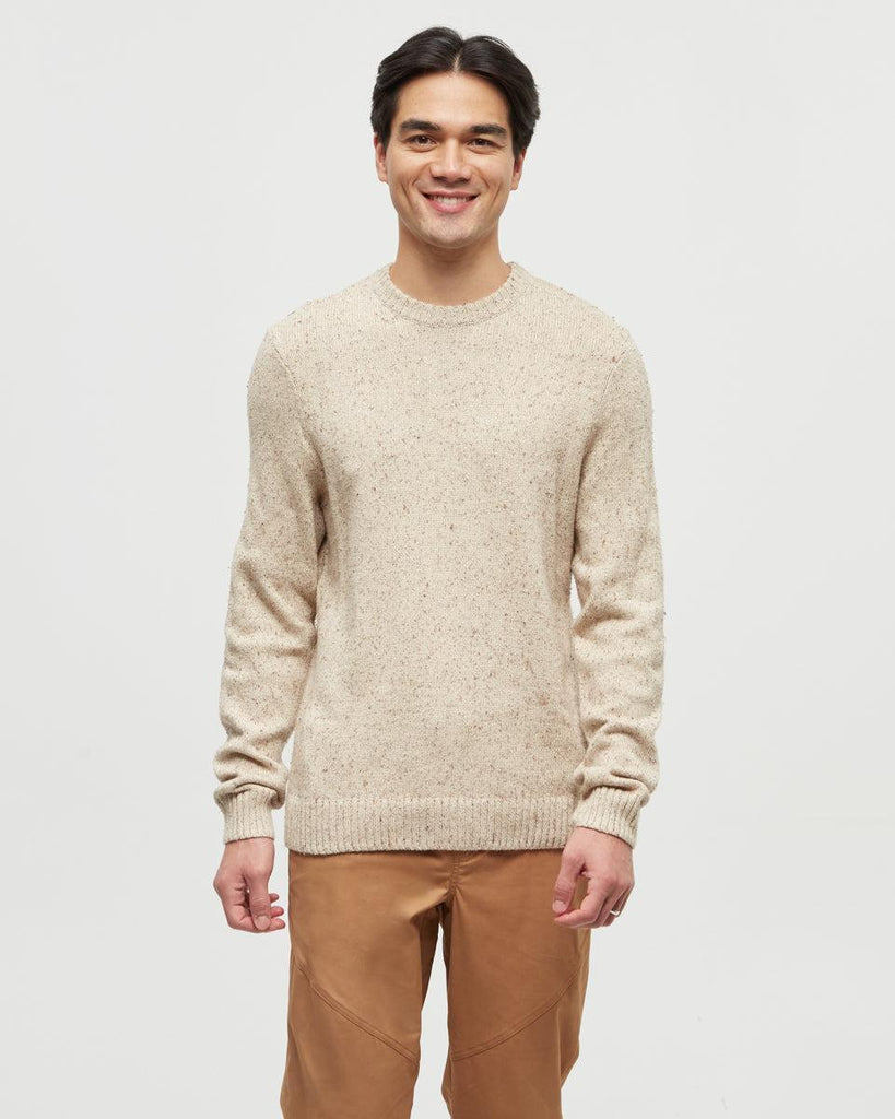 Tentree Rambler Sweater In Warm Oak Nep-The Trendy Walrus