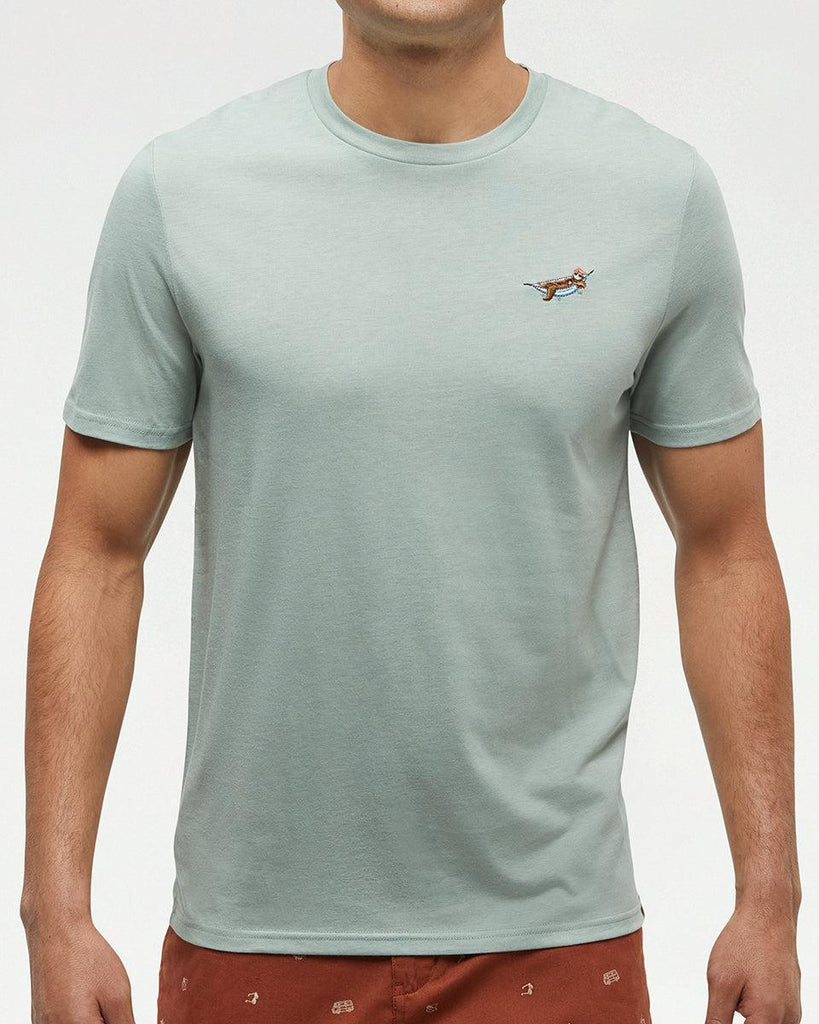 Tentree Sasquatch T-shirt In Oasis Heather/Hammock-The Trendy Walrus