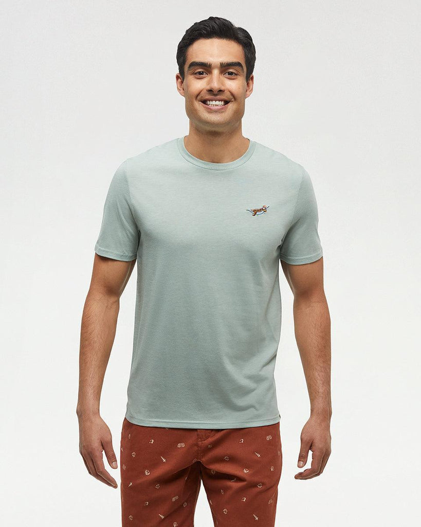 Tentree Sasquatch T-shirt In Oasis Heather/Hammock-The Trendy Walrus