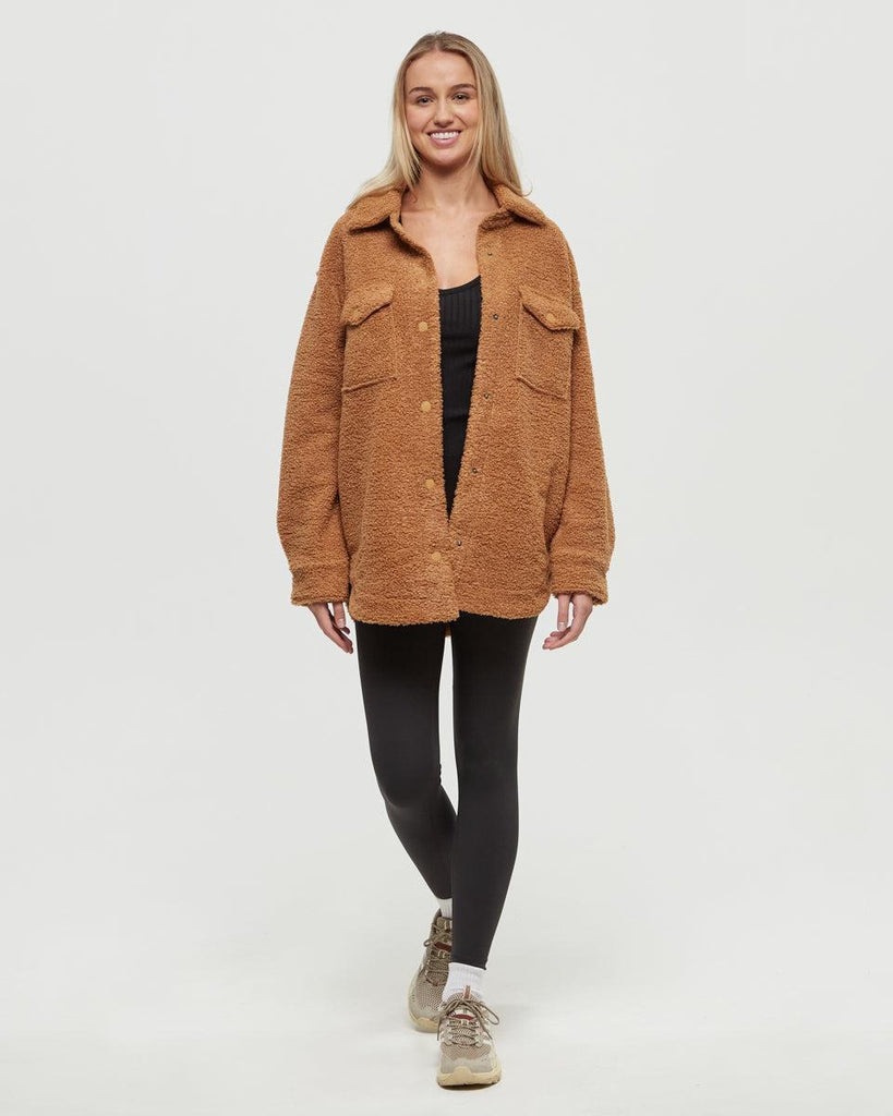 Tentree Sunday Jacket In Camel-The Trendy Walrus