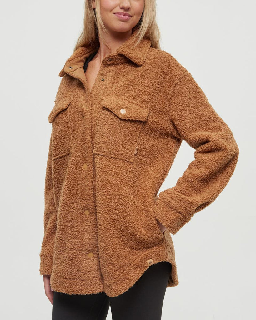 Tentree Sunday Jacket In Camel-The Trendy Walrus