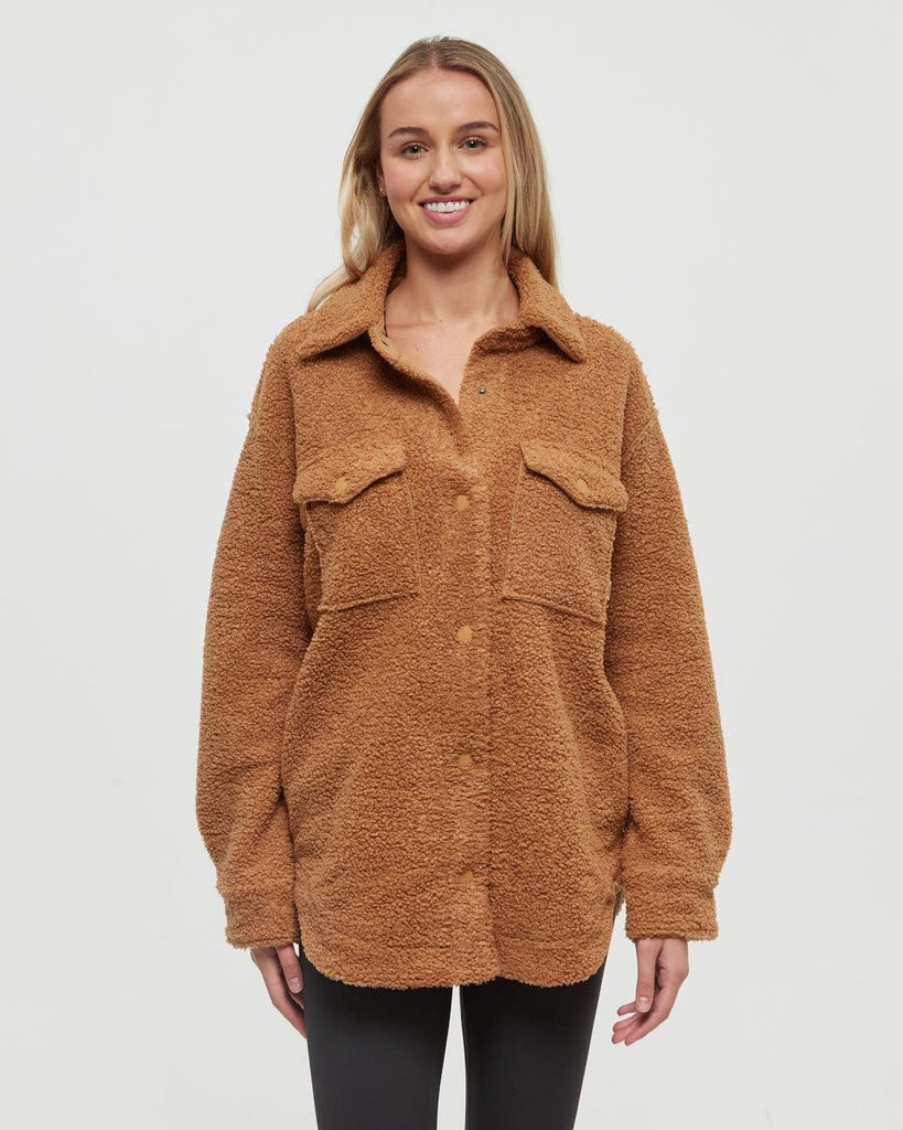 Tentree Sunday Jacket In Camel-The Trendy Walrus