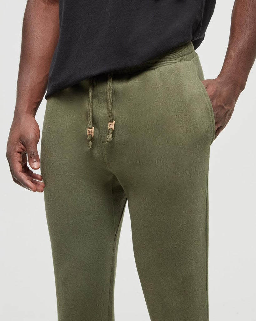 Tentree TreeFleece Atlas Sweatpant In Deep Olive-The Trendy Walrus