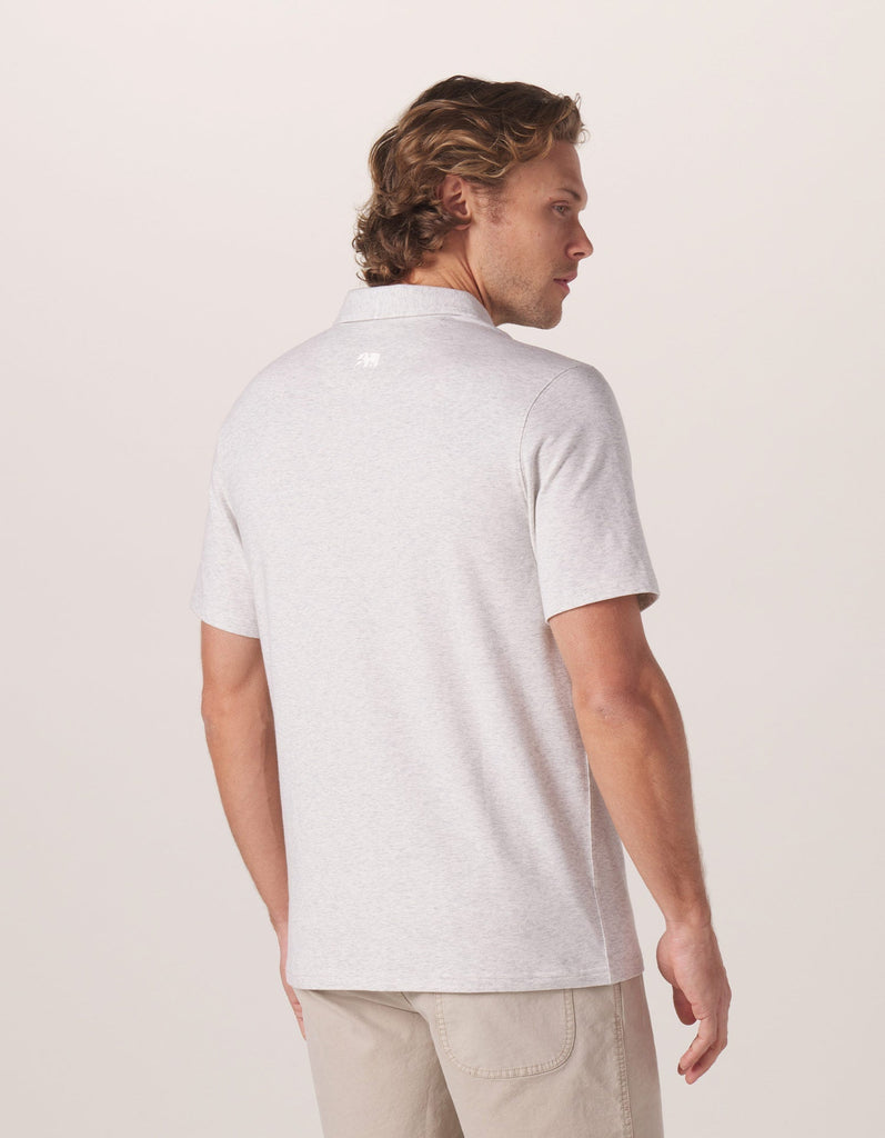 The Normal Brand Active Puremeso Weekend Button Down In Stone-The Trendy Walrus