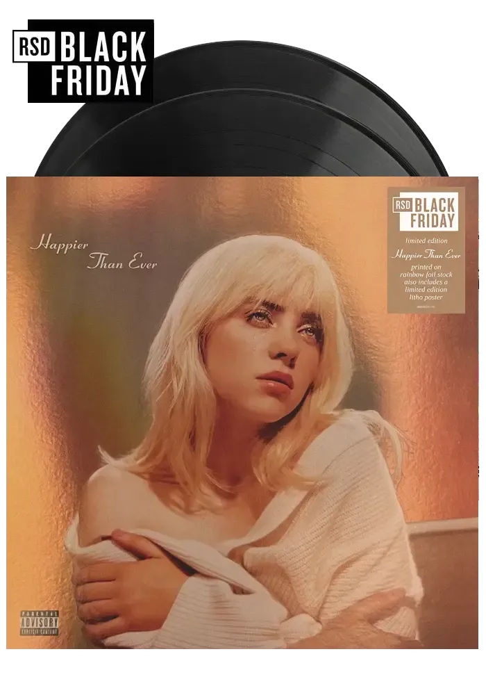 WARPED RECORDS - Billie Eilish Happier Than Ever Limited Edition LP ...