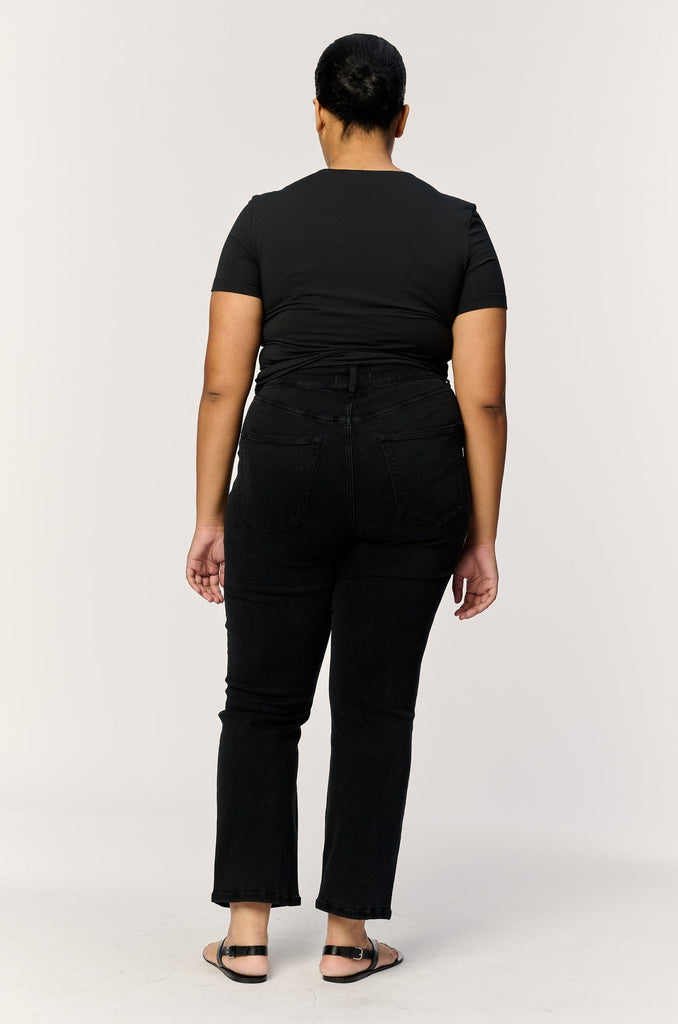 Warp + Weft ASE Plus Stretch Jeans In Jet Black-The Trendy Walrus