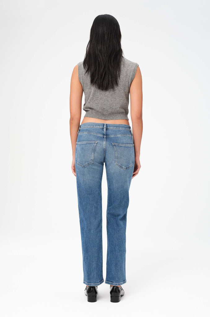 Warp + Weft BZE Vintage Straight Leg Jeans In High Road-The Trendy Walrus