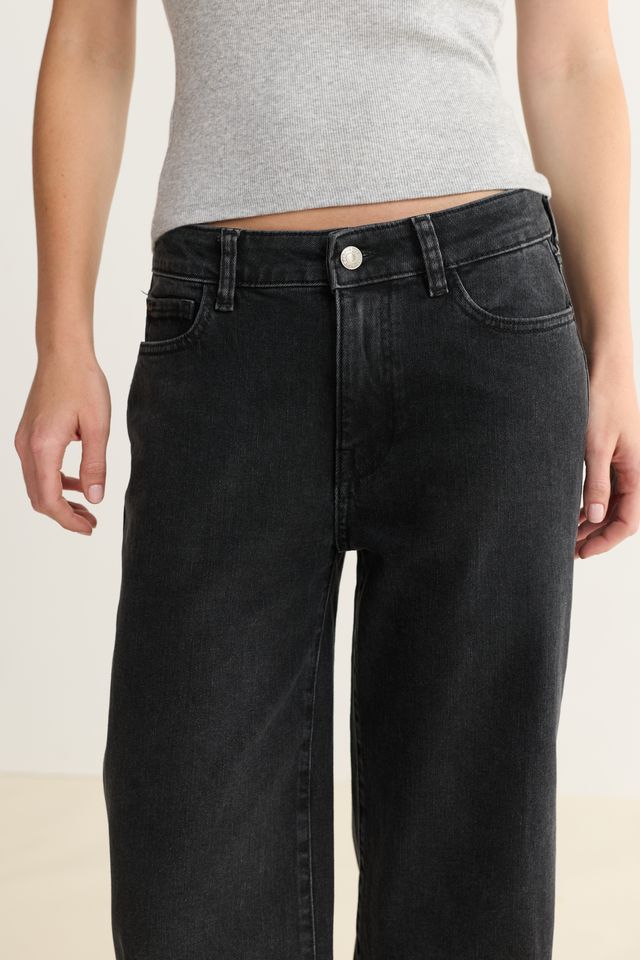 Warp + Weft CJU Low Slung Wide Leg In Fresh Ink-The Trendy Walrus
