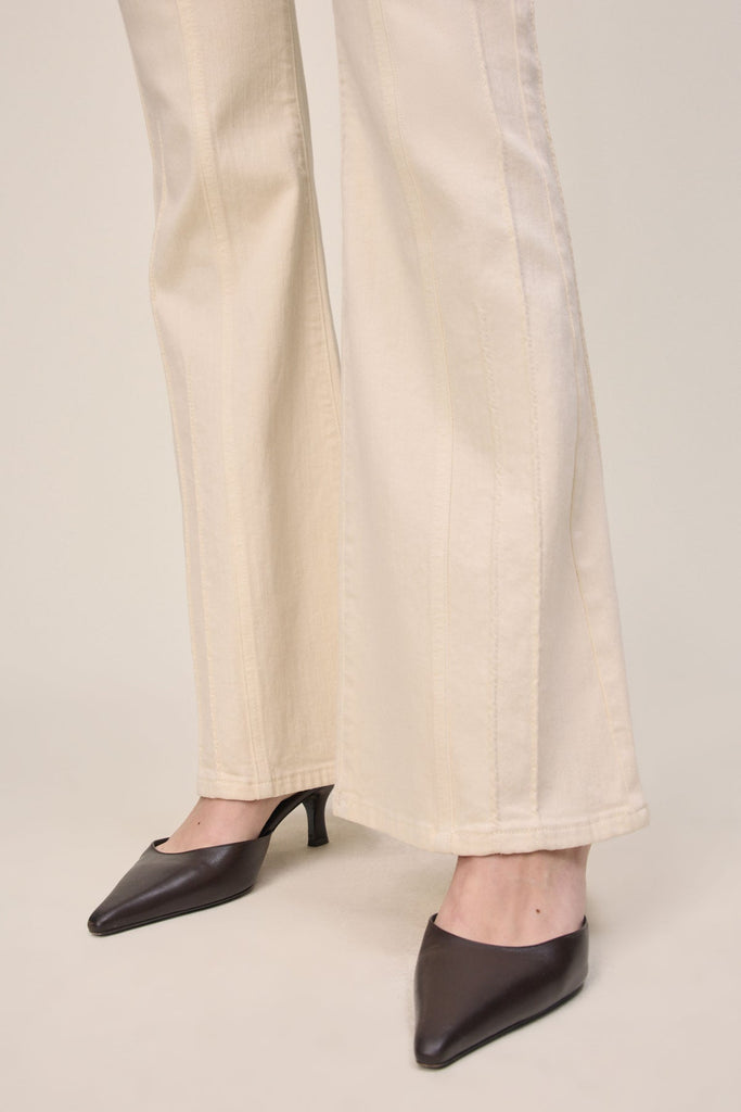 Warp + Weft MIA Flare In Ecru-The Trendy Walrus