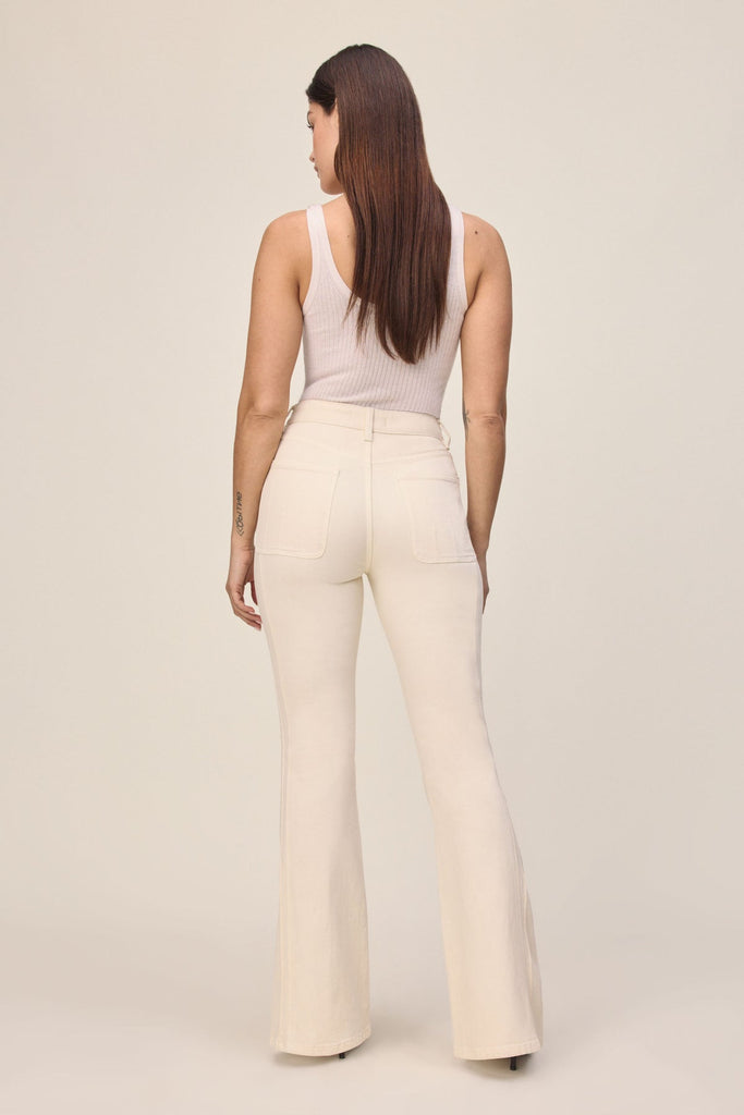 Warp + Weft MIA Flare In Ecru-The Trendy Walrus