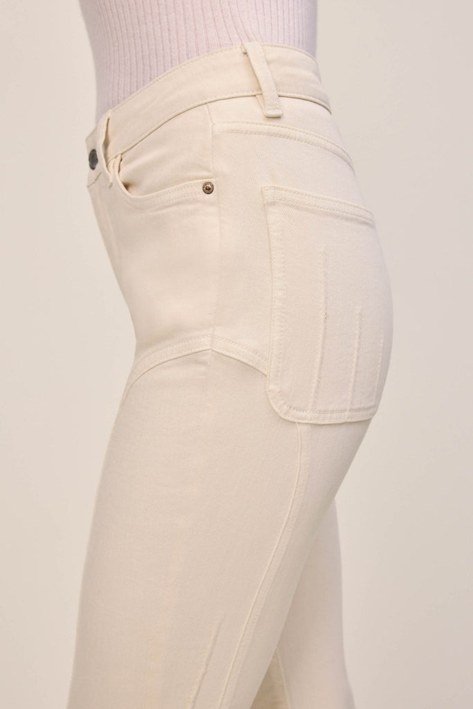 Warp + Weft MIA Flare In Ecru-The Trendy Walrus
