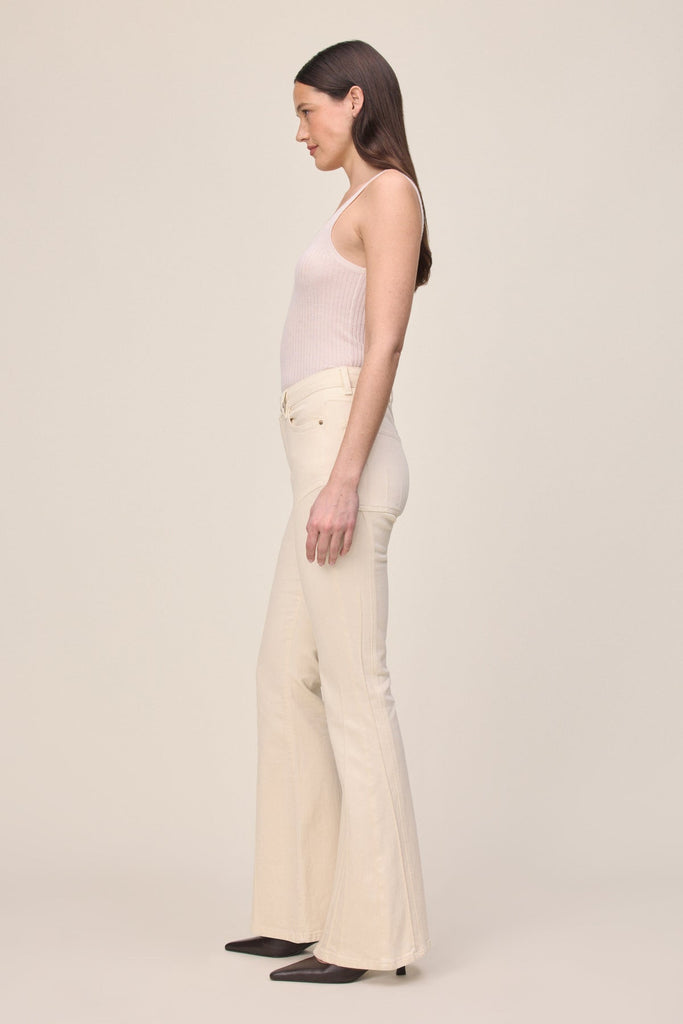 Warp + Weft MIA Flare In Ecru-The Trendy Walrus