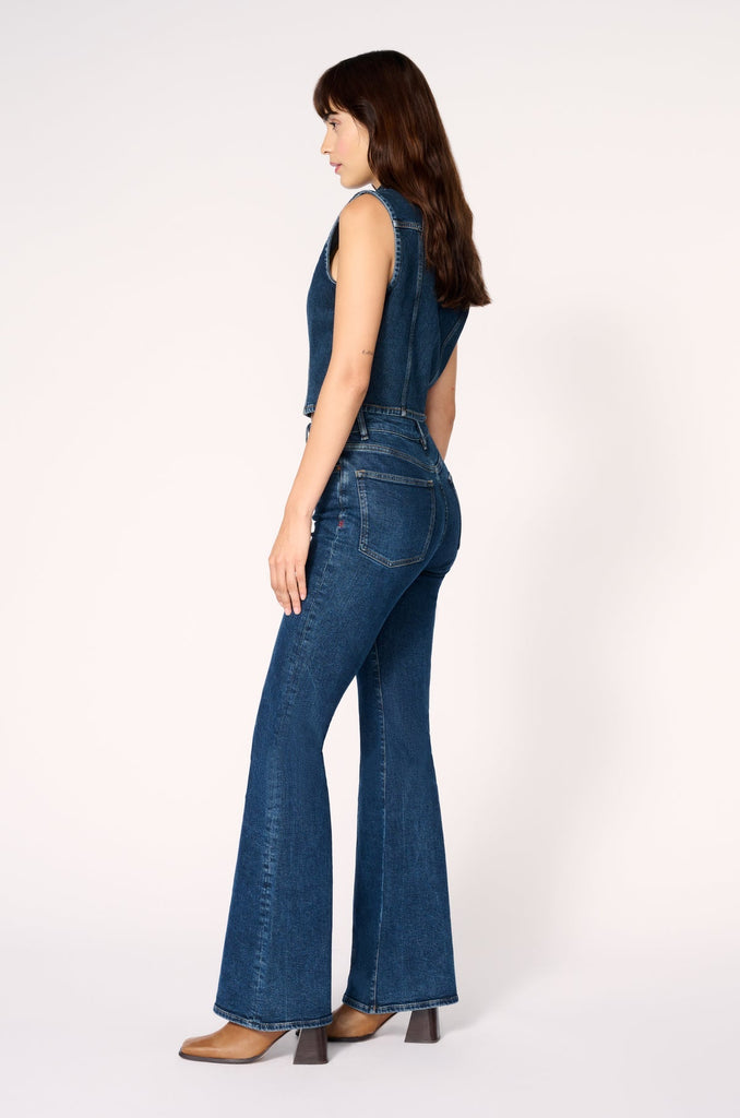 Warp + Weft Mia Flare Denim In Prescott-The Trendy Walrus