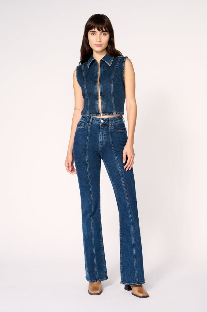 Warp + Weft Mia Flare Denim In Prescott-The Trendy Walrus