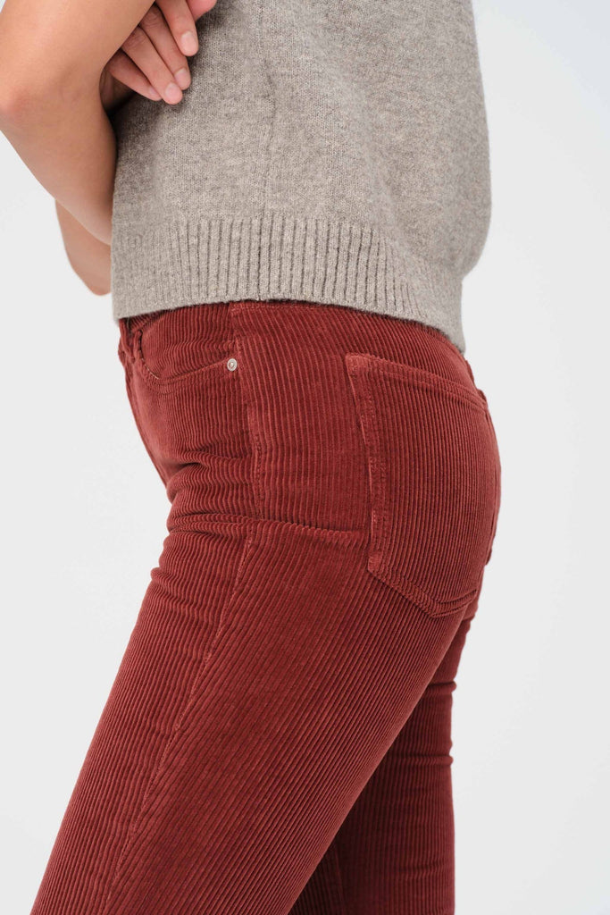 Warp + Weft NAO High Rise Bootcut Cords In Andorra-The Trendy Walrus