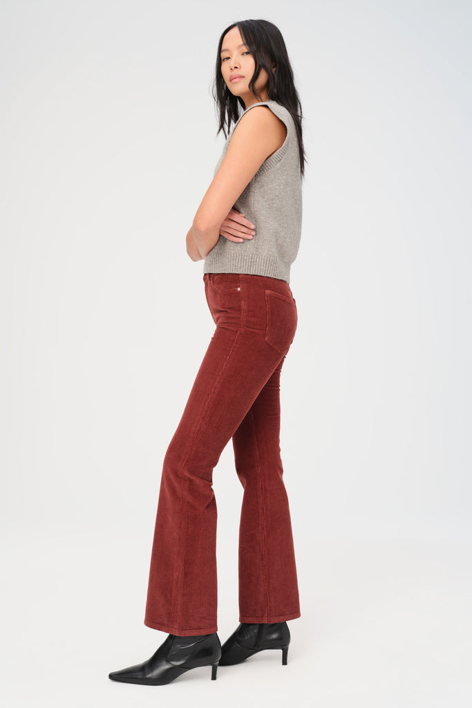 Warp + Weft NAO High Rise Bootcut Cords In Andorra-The Trendy Walrus