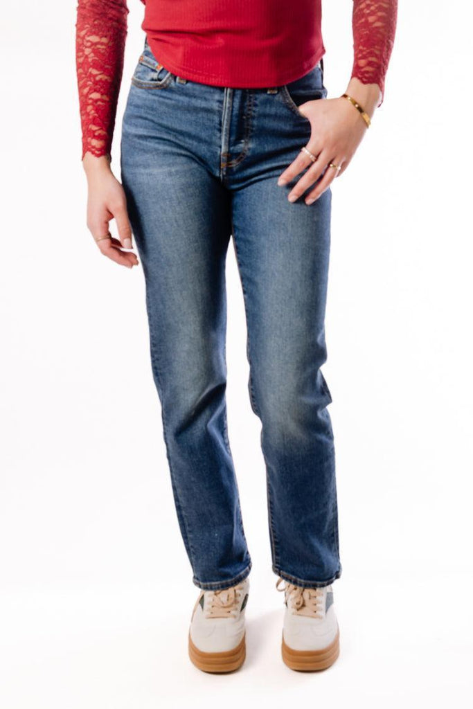 Levi's Wedgie Straight In Indigo Here We Go-The Trendy Walrus