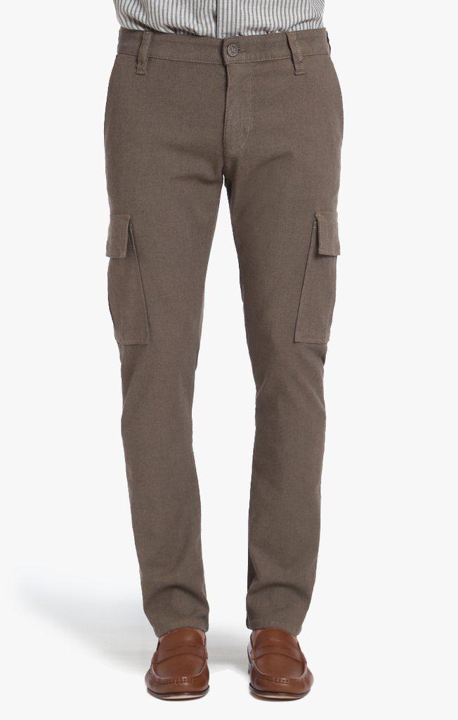 34 Heritage Carson Slim Leg Cargo Pants in Camel Micro-The Trendy Walrus