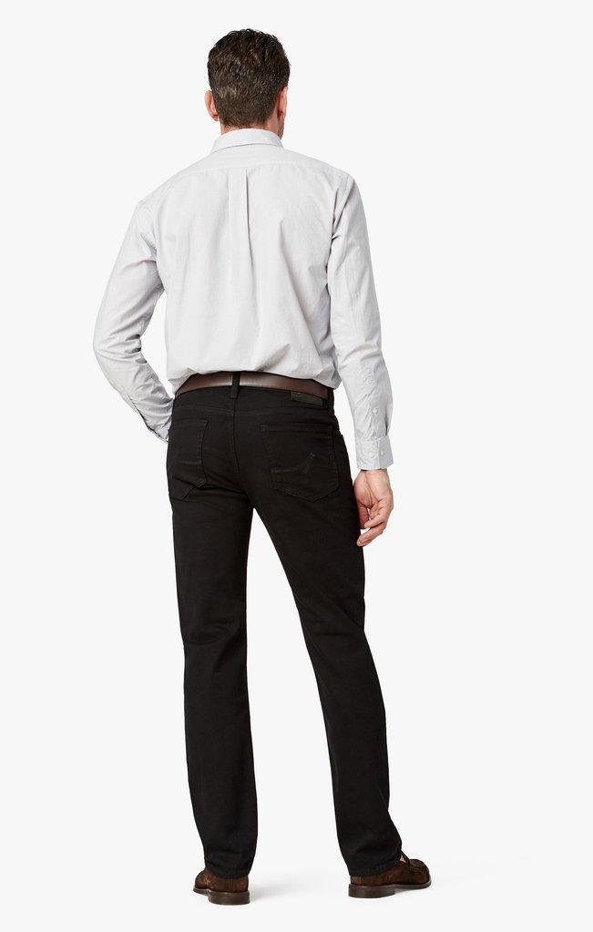 34 Heritage Courage Straight Leg Jeans in Black Vintage Comfort-The Trendy Walrus