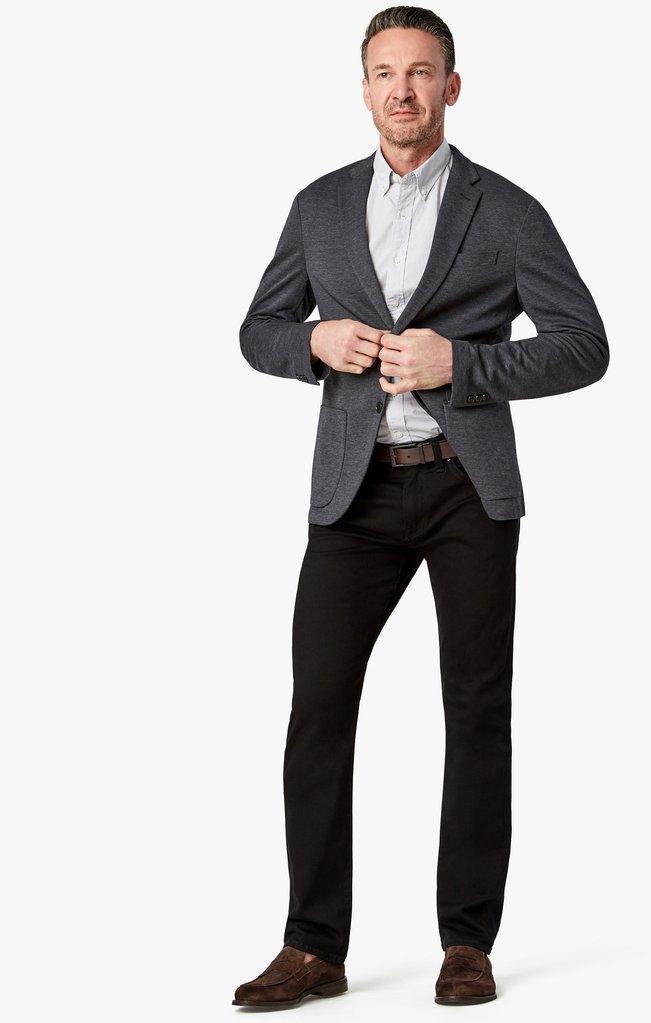 34 Heritage Courage Straight Leg Jeans in Black Vintage Comfort-The Trendy Walrus