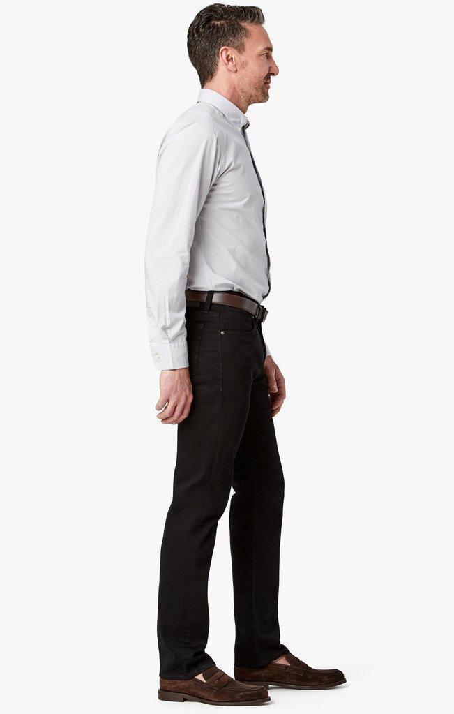 34 Heritage Courage Straight Leg Jeans in Black Vintage Comfort-The Trendy Walrus