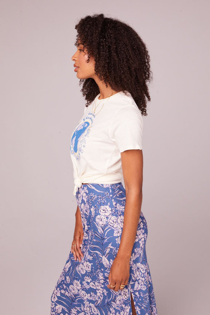 B.O.G Collective Take Care of One Anther Graphic Tee in Off White-The Trendy Walrus