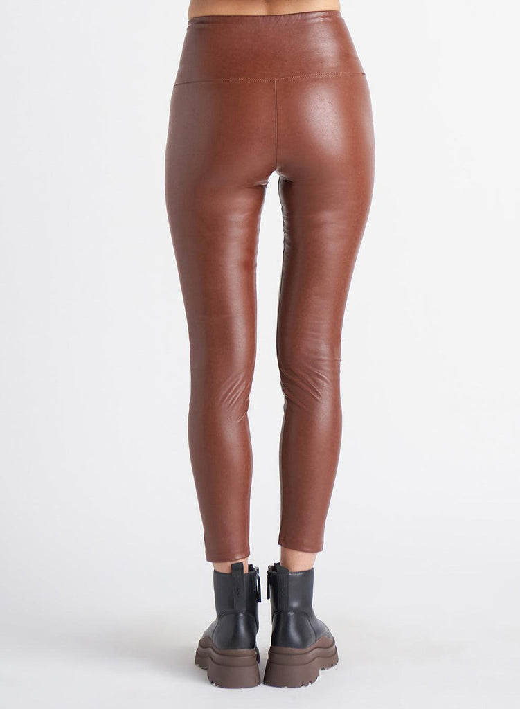 Dex High Waisted Faux Leather Legging-The Trendy Walrus