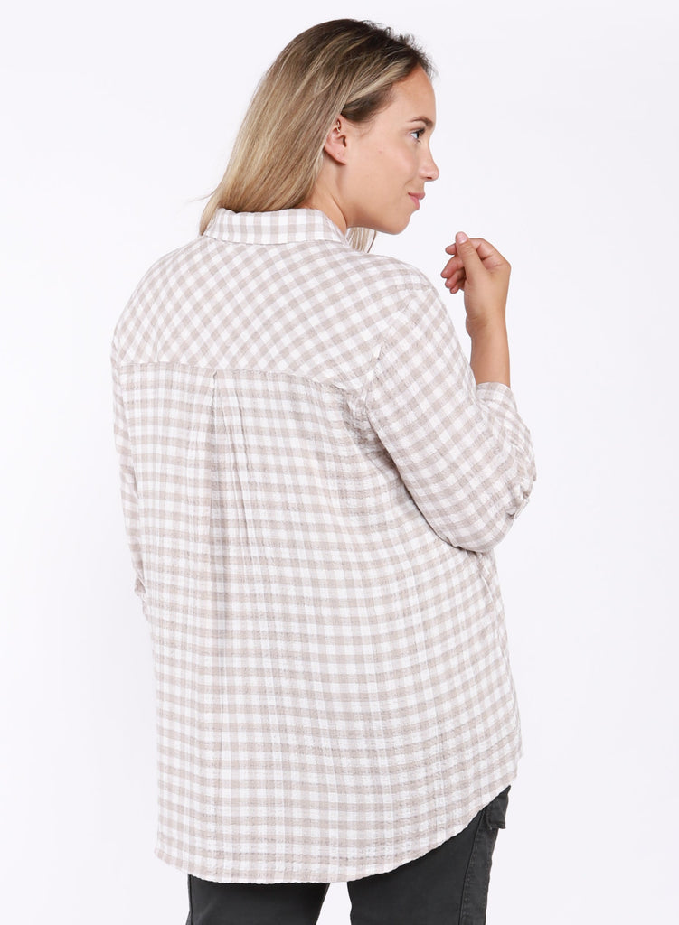 Dex Plus Button Front Plaid Shirt-The Trendy Walrus