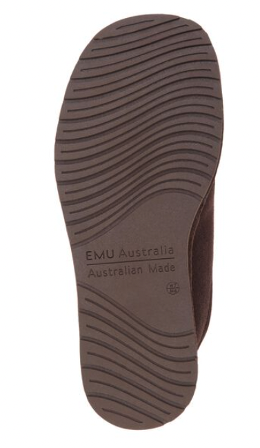 EMU Australia Platinum Esperence Men's Slipper in Chocolate-The Trendy Walrus