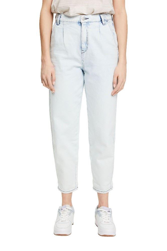 Esprit Balloon Fit Bleached Denim in Blue Bleached-The Trendy Walrus