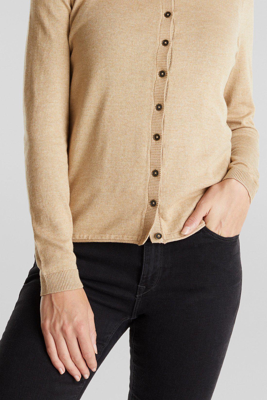 Oatmeal Button Up Sweater Cardigan