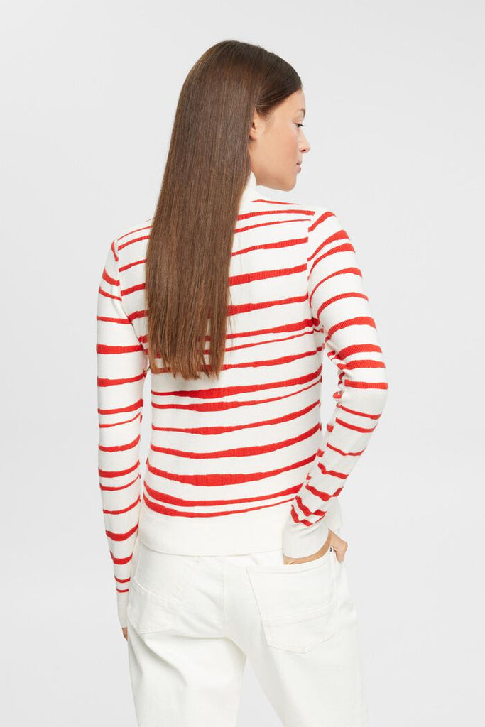 Esprit Soft Viscose Striped Sweater-The Trendy Walrus