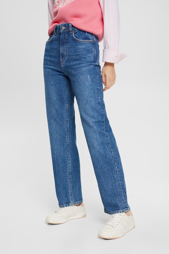 ESPRIT - Metallic Retro Straight Jeans at our online shop