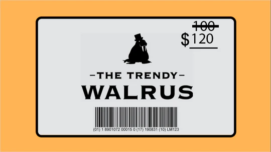 Free $20 Gift Card Promotion-The Trendy Walrus
