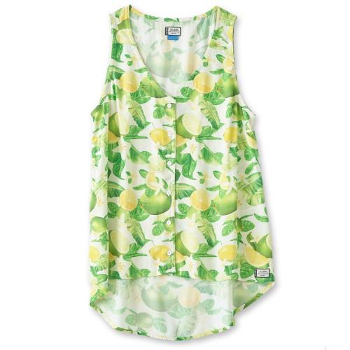 Kavu Beryl Citrus Print Tank Blouse-The Trendy Walrus