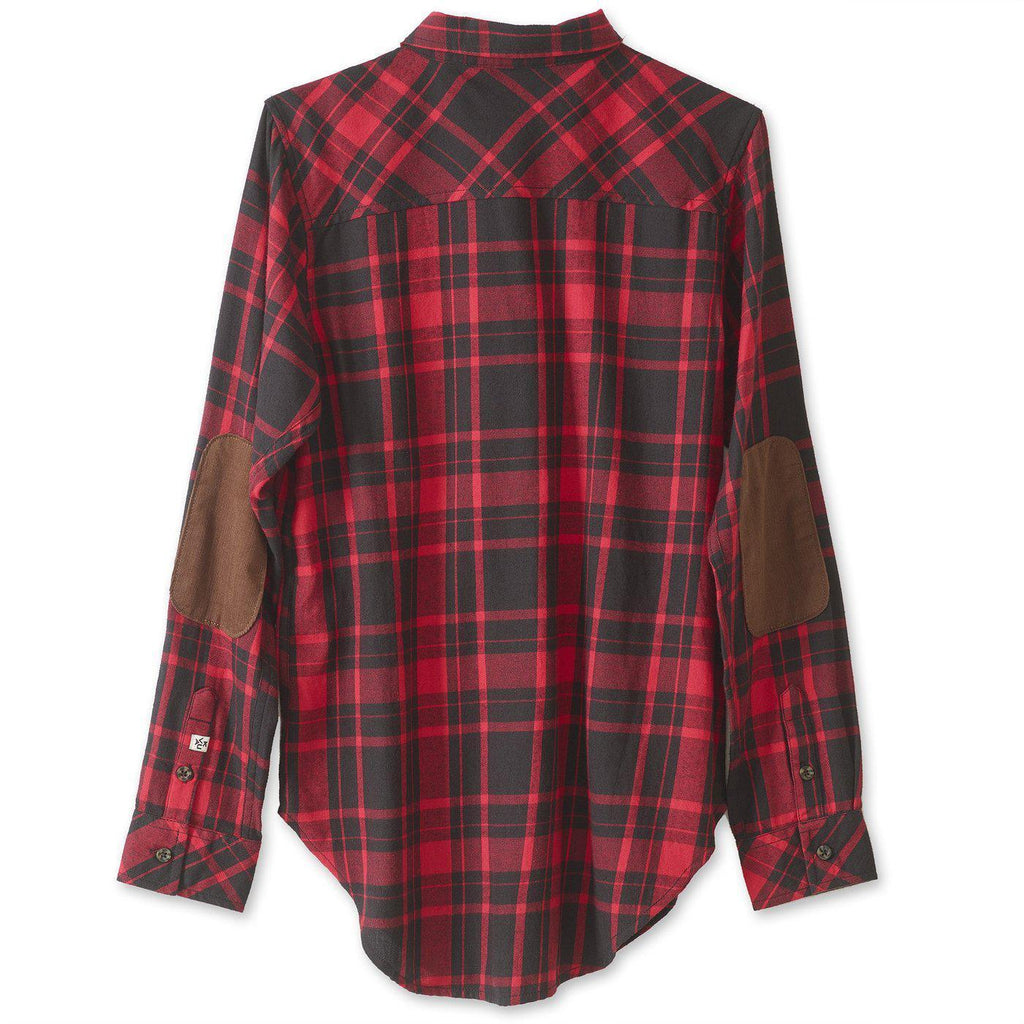 Kavu Billie Jean Plaid Tunic in Campfire-The Trendy Walrus