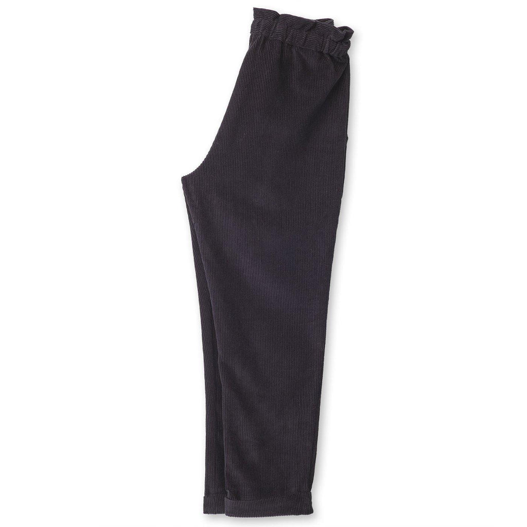 Kavu Wyeth Corduroy Paperbag Pant in Black-The Trendy Walrus