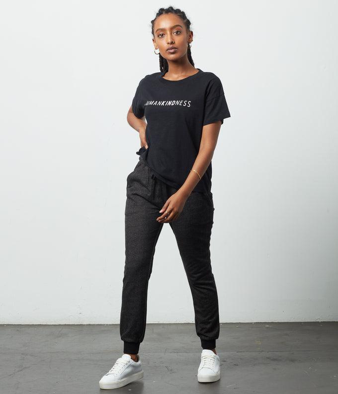 Known Supply Human Kindness Graphic Tee in Black-The Trendy Walrus