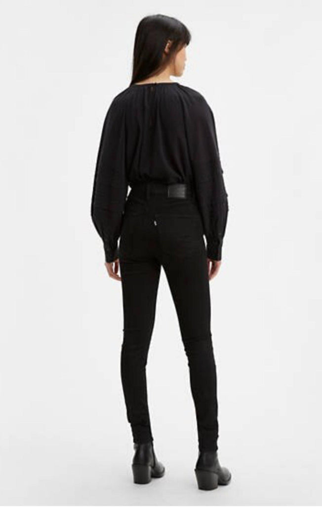 Levi's Mile High Super Skinny Jeans in Black-The Trendy Walrus
