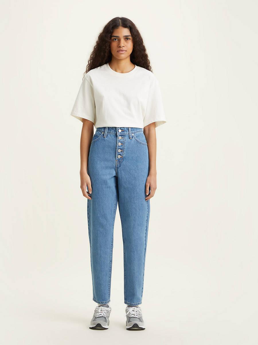 Levi's Notch High Waist Mom Jean in Light Indigo | Free Canada-Wide ...