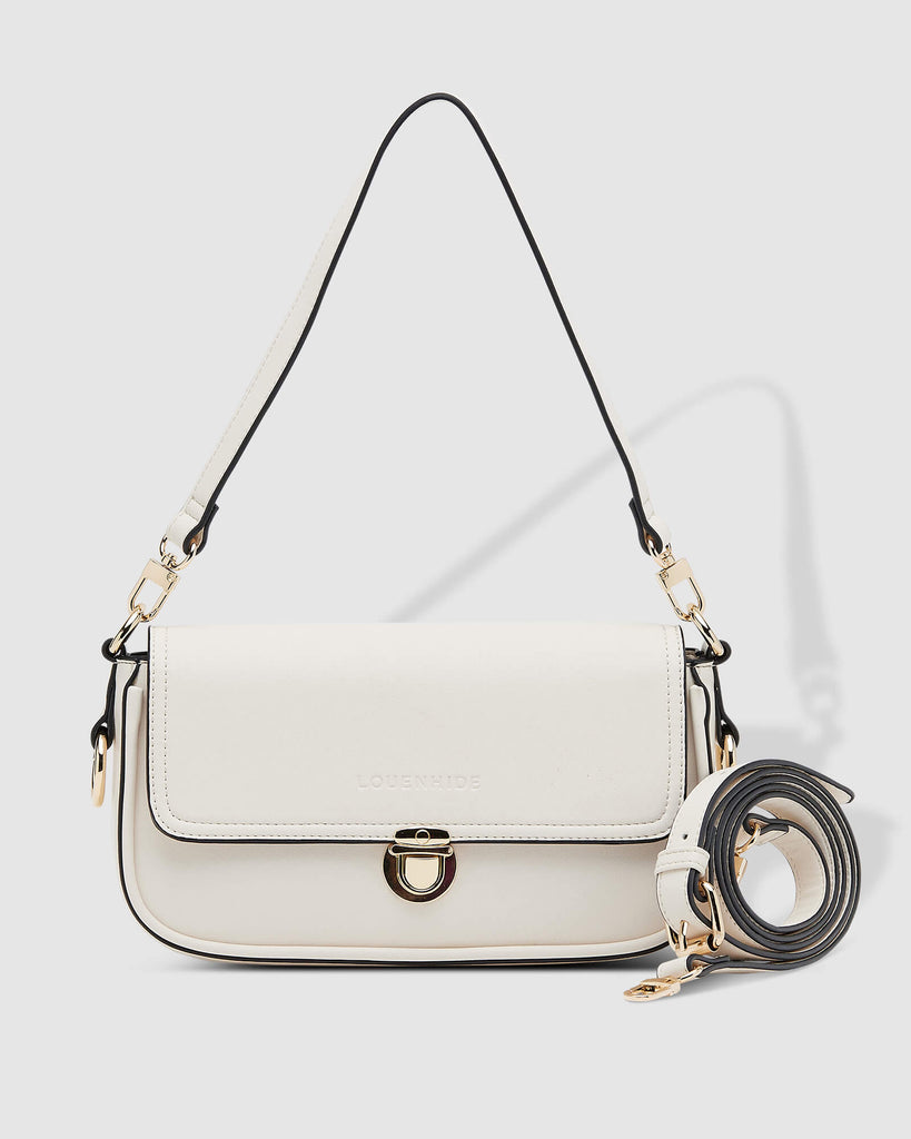 Louenhide Madeline Recycled Crossbody Bag In Vanilla-The Trendy Walrus