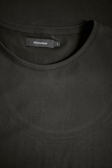Matinique Jermalink Cotton Stretch T-Shirt in Espresso-The Trendy Walrus