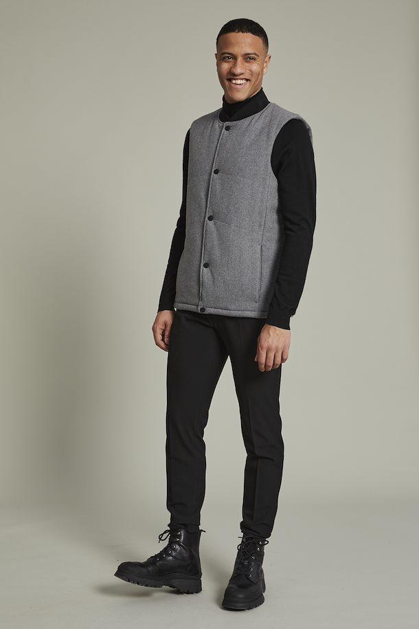 Matinique MAbeaton Wool Vest in Light Grey Melang-The Trendy Walrus