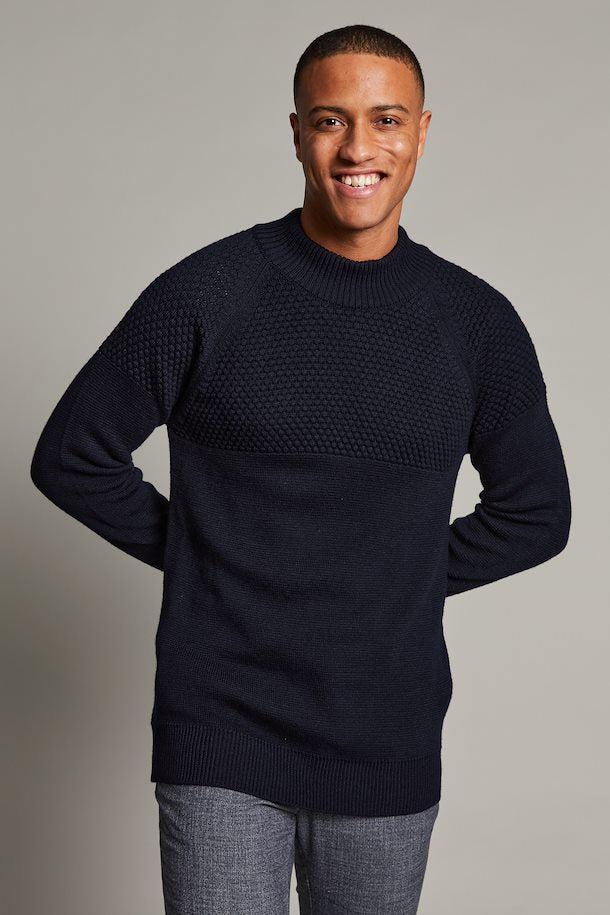 Matinique Magore Sweater in Dark Navy-The Trendy Walrus