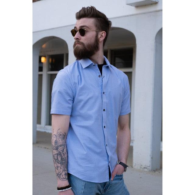 Matinique Matrostol SS B in Chambray Blue-The Trendy Walrus
