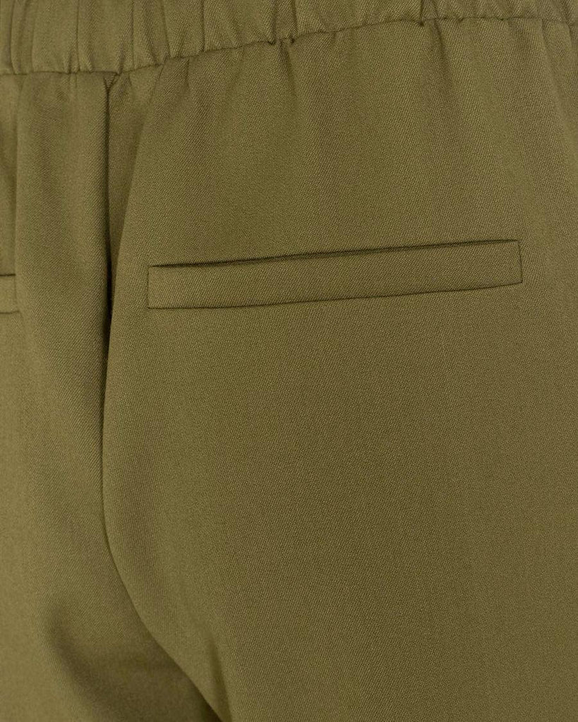 Minimum Sofja Casual Pant in Dark Olive-The Trendy Walrus